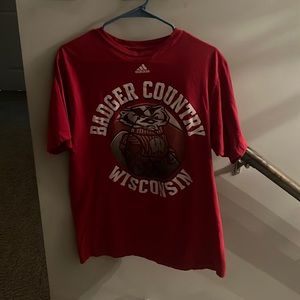 Mens wisconsin badgers tee shirt